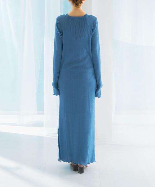 URBAN RESEARCH ROSSO WOMEN(アーバンリサーチ ロッソ)の「CaRouseLamBRa LONG-SLEEVE DRESS PACK(ワンピース・レディース・ホワイト/ブルー/カーキ・OS)」の10枚目の写真