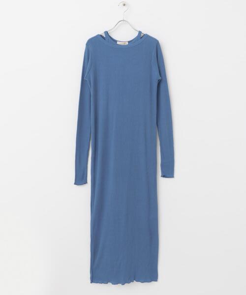 URBAN RESEARCH ROSSO WOMEN(アーバンリサーチ ロッソ)の「CaRouseLamBRa LONG-SLEEVE DRESS PACK(ワンピース・レディース・ホワイト/ブルー/カーキ・OS)」の11枚目の写真