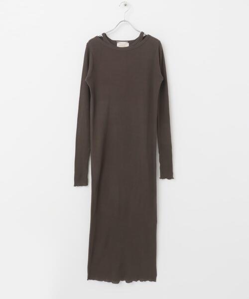 URBAN RESEARCH ROSSO WOMEN(アーバンリサーチ ロッソ)の「CaRouseLamBRa LONG-SLEEVE DRESS PACK(ワンピース・レディース・ホワイト/ブルー/カーキ・OS)」の20枚目の写真