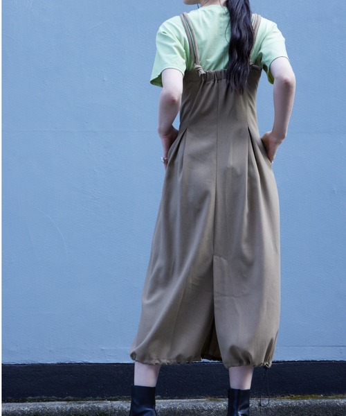 Muel Chic（ミュエルシック）の「Arden jumper onepiece  アーデンジャンパーワンピース（ワンピース・レディース・ブラック/ベージュ/ミント・FREE）」の13枚目の写真