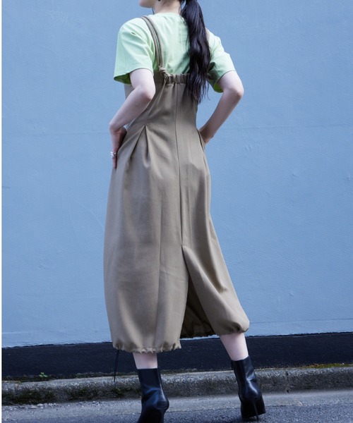 Muel Chic（ミュエルシック）の「Arden jumper onepiece  アーデンジャンパーワンピース（ワンピース・レディース・ブラック/ベージュ/ミント・FREE）」の15枚目の写真