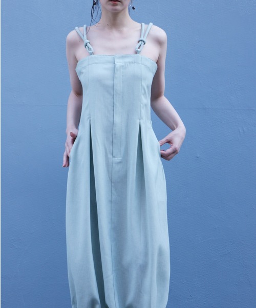 Muel Chic（ミュエルシック）の「Arden jumper onepiece  アーデンジャンパーワンピース（ワンピース・レディース・ブラック/ベージュ/ミント・FREE）」の17枚目の写真