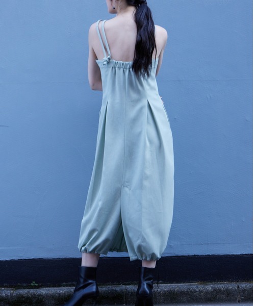 Muel Chic（ミュエルシック）の「Arden jumper onepiece  アーデンジャンパーワンピース（ワンピース・レディース・ブラック/ベージュ/ミント・FREE）」の22枚目の写真