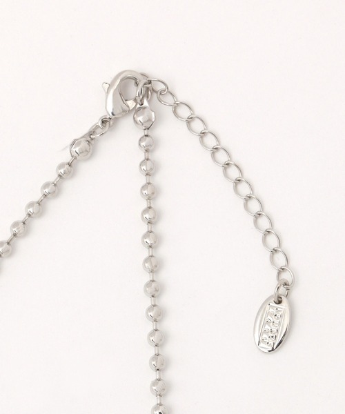 LOWRYS FARM（ローリーズファーム）の「ガラスハートネックレス 326065（ネックレス・レディース・ブラウン/その他/その他1/カーキ・FREE）」の5枚目の写真