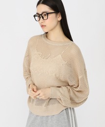 3.3Field Trip／メッシュロゴニットプルオーバー