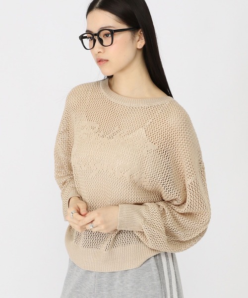セール】3.3Field Trip／メッシュロゴニットプルオーバー