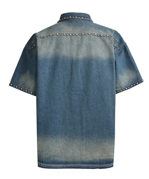 BREATH(ブレス)の「【BREATH / ブレス】SUICIDE STUDS DENIM SHIRT / インディゴ [BR25S(シャツ/ブラウス・メンズ・インディゴブルー・M/L)」の4枚目の写真