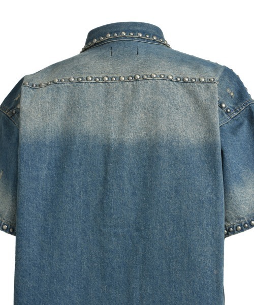 BREATH(ブレス)の「【BREATH / ブレス】SUICIDE STUDS DENIM SHIRT / インディゴ [BR25S(シャツ/ブラウス・メンズ・インディゴブルー・M/L)」の6枚目の写真