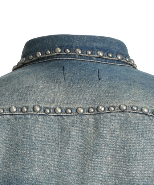 BREATH(ブレス)の「【BREATH / ブレス】SUICIDE STUDS DENIM SHIRT / インディゴ [BR25S(シャツ/ブラウス・メンズ・インディゴブルー・M/L)」の10枚目の写真