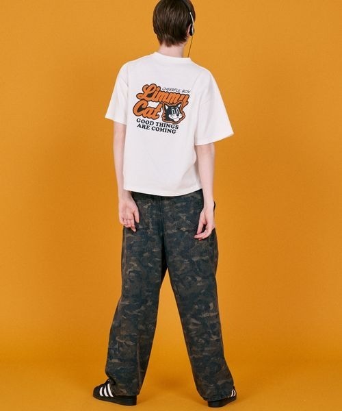 PBLIM(ページボーイリム)の「《UNISEX》LIMMY CATグラフィックTシャツ(Tシャツ/カットソー・レディース・ブラック/オフホワイト・LARGE/MEDIUM)」の12枚目の写真
