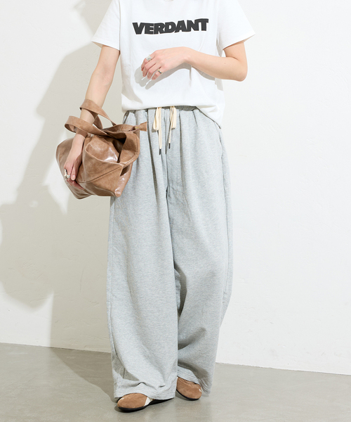 JOURNAL STANDARD(ジャーナルスタンダード)の「サマー裏毛イージーワイドパンツ(スウェットパンツ・レディース・チャコールグレー/ブラック・FREE)」の14枚目の写真