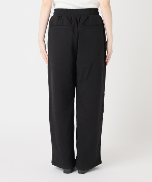 JOURNAL STANDARD(ジャーナルスタンダード)の「サマー裏毛イージーワイドパンツ(スウェットパンツ・レディース・チャコールグレー/ブラック・FREE)」の3枚目の写真