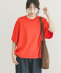 Dries Van Noten シャギーニット 半袖 オレンジ Dries Van Noten シャギーニット 半袖 オレンジ オレンジ系