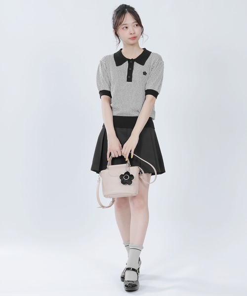 MARY QUANT(マリークワント)の「ラインポイントフリル ソックス(ソックス/靴下・レディース・ブラック/パープル/グレー/ライトグリーン・FREE)」の9枚目の写真