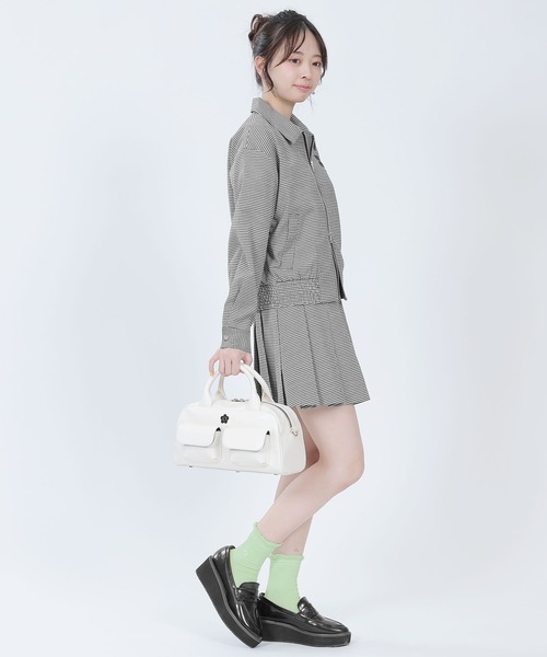 MARY QUANT(マリークワント)の「ラインポイントフリル ソックス(ソックス/靴下・レディース・ブラック/パープル/グレー/ライトグリーン・FREE)」の11枚目の写真