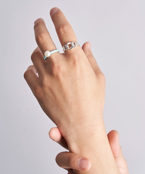 LAMBDA（ラムダ）の「【ZOZO限定商品】SVグラデリング（リング・メンズ・シルバー系その他・#13/#15/#17/#19）」の9枚目の写真