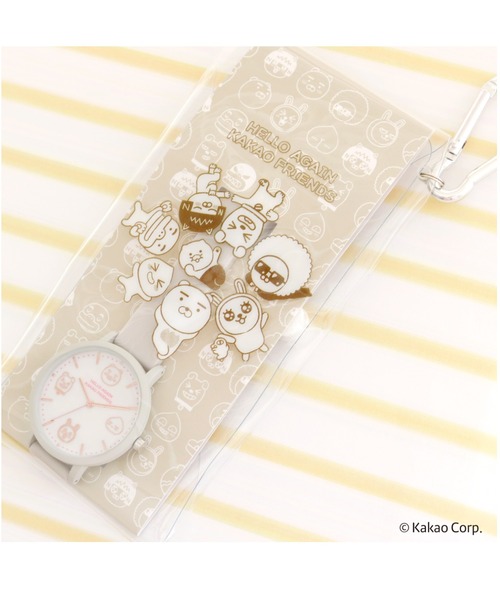 SPECIAL PRODUCT DESIGN（スペシャルプロダクトデザイン）の「カカオフレンズ シリコンベルトウォッチ GY FW（アナログ腕時計・レディース・マルチ・FREE）」の3枚目の写真
