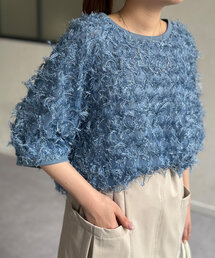 Chez toi | シアーフリンジブラウス(シャツ/ブラウス)