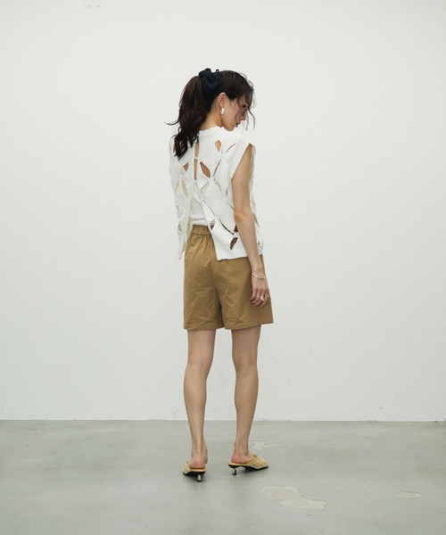 Lutim by u（ルチバイユー）の「Dat short pants / ダットショートパンツ（その他パンツ・レディース・ブラック/ナチュラル/ベージュ・FREE）」の16枚目の写真