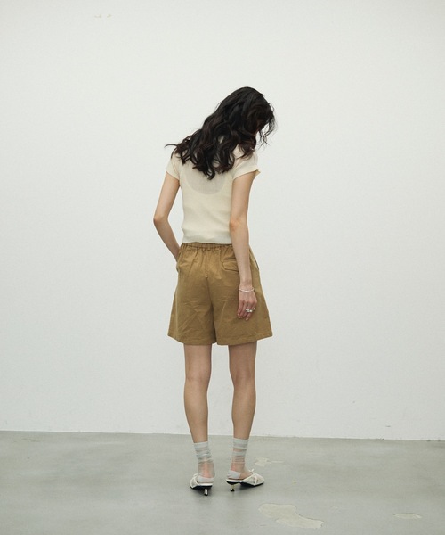 Lutim by u（ルチバイユー）の「Dat short pants / ダットショートパンツ（その他パンツ・レディース・ブラック/ナチュラル/ベージュ・FREE）」の19枚目の写真