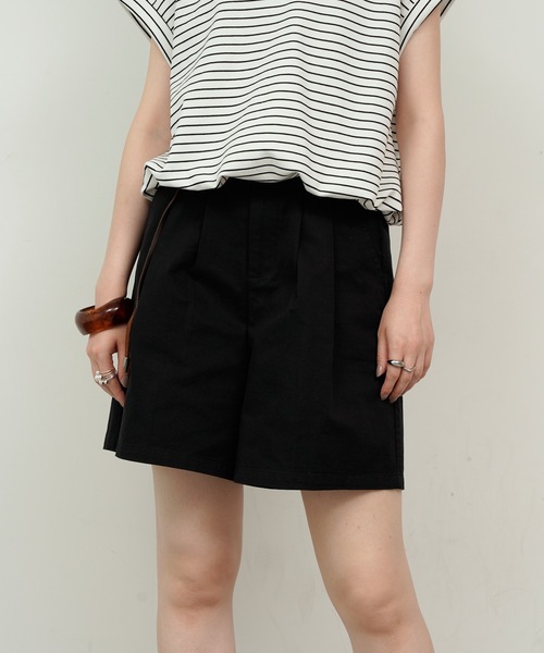 Lutim by u（ルチバイユー）の「Dat short pants / ダットショートパンツ（その他パンツ・レディース・ブラック/ナチュラル/ベージュ・FREE）」の4枚目の写真