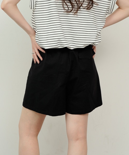 サイドリボンニットショートパンツ /Side Ribbon Knit Short