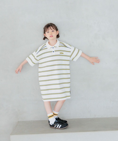 セール】【SPALDING(スポルディング)】別注ボーダーワンピ(KIDS
