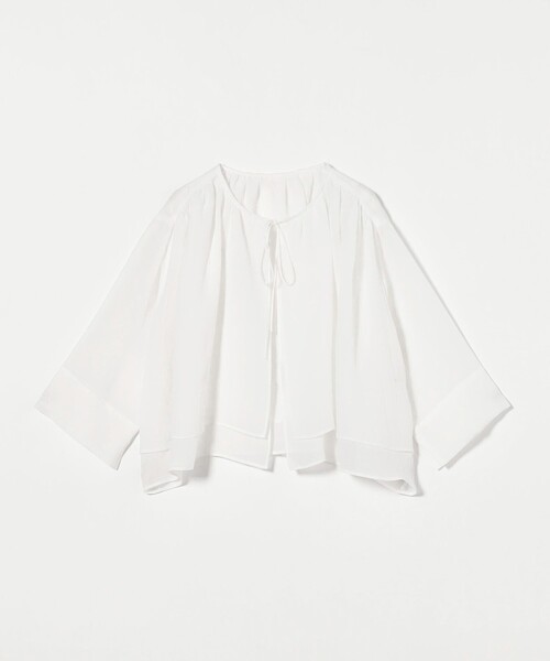 BEAUTY&YOUTH フロントリボン ティアード シャツ BEAUTY&YOUTH UNITED ARROWS フロントリボン ティアード シャツ