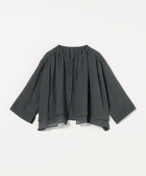 BEAUTY&YOUTH フロントリボン ティアード シャツ BEAUTY＆YOUTH UNITED ARROWS ブラウス シャツ フロントリボン