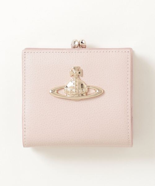 Vivienne Westwood(ヴィヴィアンウエストウッド)の「EXECUTIVE LEATHER BIFOLD CLASP WALLET(財布・メンズ・ブラック/ライトピンク/ピンク・FREE)」の3枚目の写真
