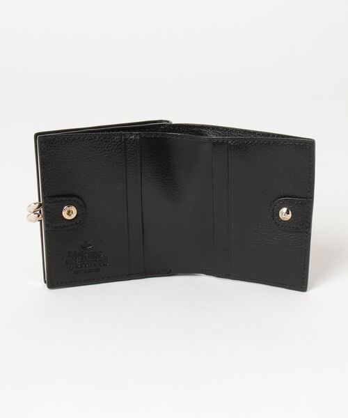 Vivienne Westwood(ヴィヴィアンウエストウッド)の「EXECUTIVE LEATHER BIFOLD CLASP WALLET(財布・メンズ・ブラック/ライトピンク/ピンク・FREE)」の6枚目の写真