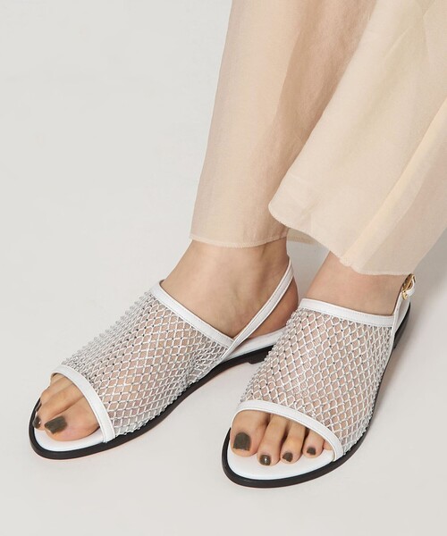 PELLICOペリーコSP MESH LOW HEEL サンダル ベージュ38