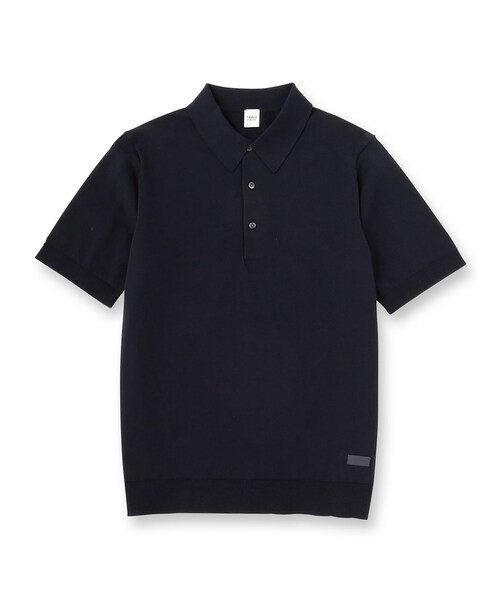 TAKEO KIKUCHI（タケオキクチ）の「テーラードニット ポロシャツ（ポロシャツ・メンズ・ブルー/ライトグレー/ネイビー・02/03/04）」の4枚目の写真