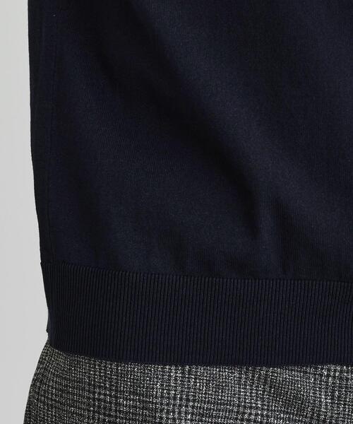 TAKEO KIKUCHI（タケオキクチ）の「テーラードニット ポロシャツ（ポロシャツ・メンズ・ブルー/ライトグレー/ネイビー・02/03/04）」の11枚目の写真