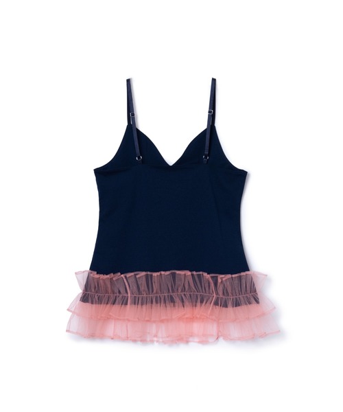 NON TOKYO（ノントーキョー）の「NON TOKYO/ノントーキョー/FRILL CAMISOLE（キャミソール・レディース・グリーン/ネイビー/パープル・FREE）」の5枚目の写真