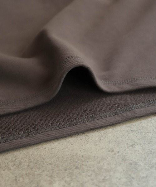 NOMBRE IMPAIR(ノンブルアンペール)の「ミニ裏毛 NR刺繍5分袖P/O(Tシャツ/カットソー・レディース・チャコールグレー/キナリ・FREE)」の12枚目の写真