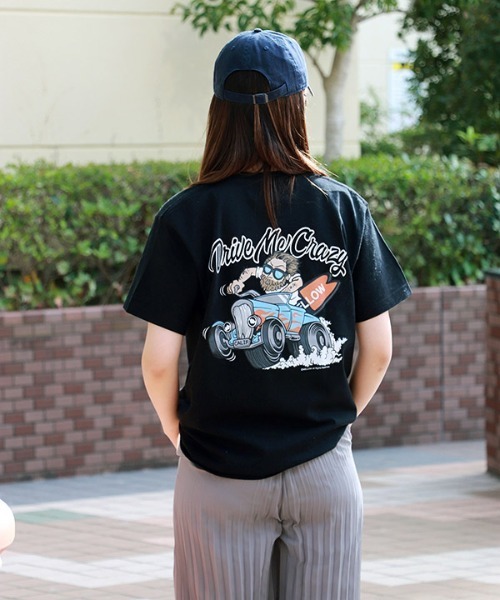 MELLOW（メロー）の「DRIVE CRAZY SS TEE（Tシャツ/カットソー・メンズ・ホワイト/グリーン/ブラック・M/L/XL）」の3枚目の写真