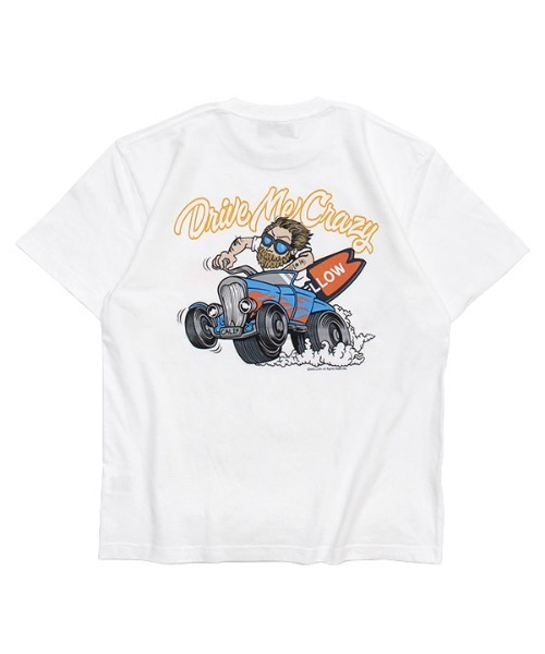 MELLOW（メロー）の「DRIVE CRAZY SS TEE（Tシャツ/カットソー・メンズ・ホワイト/グリーン/ブラック・M/L/XL）」の20枚目の写真