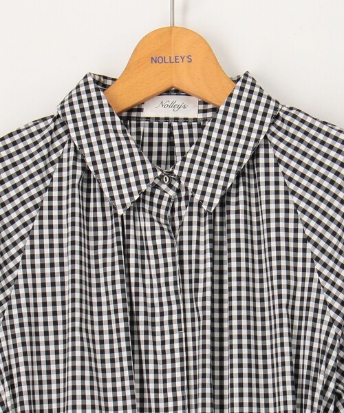 NOLLEY’S(ノーリーズ)の「ウォッシャブル高密度ストレッチシャツワンピース(シャツワンピース・レディース・ネイビー/ブラック系その他・36/38)」の21枚目の写真
