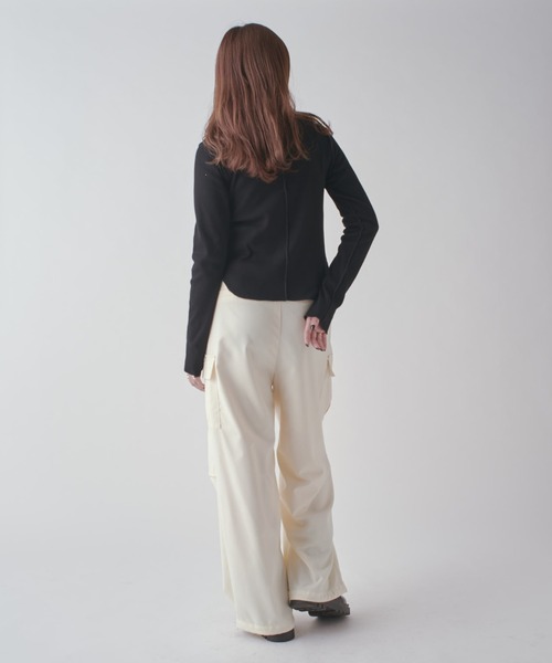 Lui's（ルイス）の「2タックカーゴパンツ（カーゴパンツ・レディース・カーキ/ブラック/ホワイト系その他・FREE）」の22枚目の写真