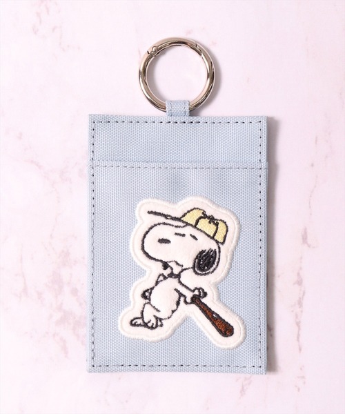 PEANUTS（ピーナッツ）の「(ACT)【PEANUTS】アップリケ シングル パスケース（パスケース・レディース・ブラック/ライトブルー/ベージュ/ダークグリーン・ONE SIZE）」の10枚目の写真