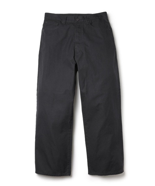 MR.OLIVE（ミスターオリーブ）の「GERMAN DUCK / WASHED WIDE STRIGHT PANTS（チノパンツ・メンズ・ブラック/グリーン・SMALL/MEDIUM/LARGE）」の6枚目の写真