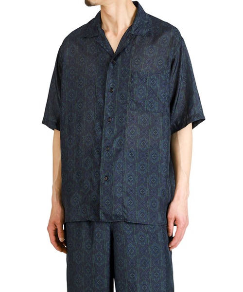 marka（マーカ）の「marka / マーカ：SILK OPEN COLLAR SHIRT：M25A-22SH02B[COR]（シャツ/ブラウス・メンズ・その他1/グレー系その他・2/1）」の7枚目の写真