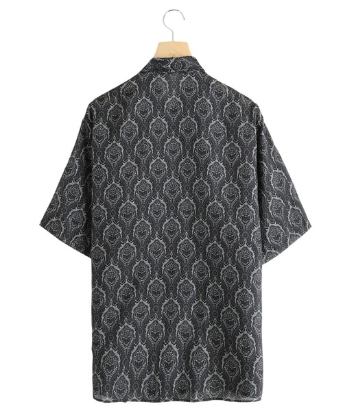 marka（マーカ）の「marka / マーカ：SILK OPEN COLLAR SHIRT：M25A-22SH02B[COR]（シャツ/ブラウス・メンズ・その他1/グレー系その他・2/1）」の11枚目の写真