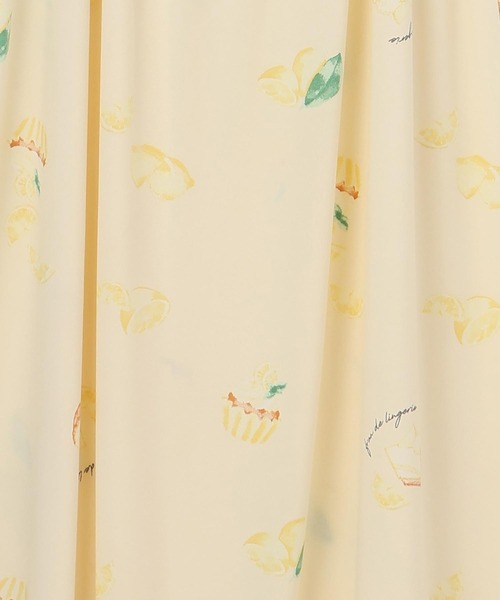 fran de lingerie（フランデランジェリー）の「「tororelax とろリラ」フリルノースリーブトップス＆ショートパンツ セットアップ（キャミソール・レディース・コーラルピンク/アイボリー/ブラック/ネイビー・M-L）」の19枚目の写真