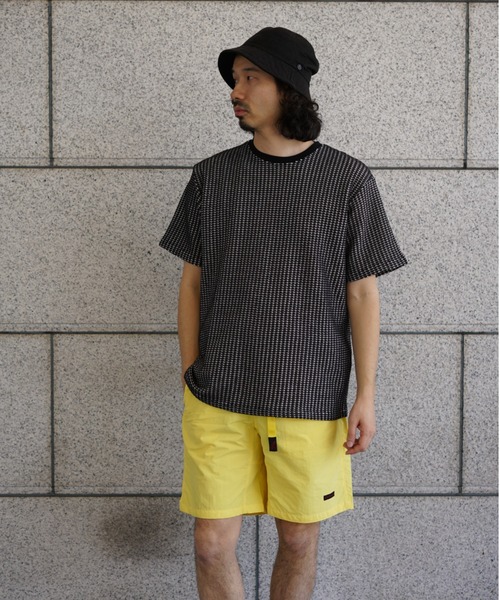 BEAVER（ビーバー）の「B omnivore/ビーオムニボー　イレギュラーワッフルクルーネック（Tシャツ/カットソー・メンズ・ホワイト/ブラック・M/L）」の4枚目の写真