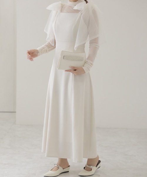 Lace Ladies(レースレディース)の「ビジュー ベルト付き コンパクト スクエア パーティー バッグ(クラッチバッグ・レディース・ブラック/ベージュ/シルバー・FREE)」の14枚目の写真