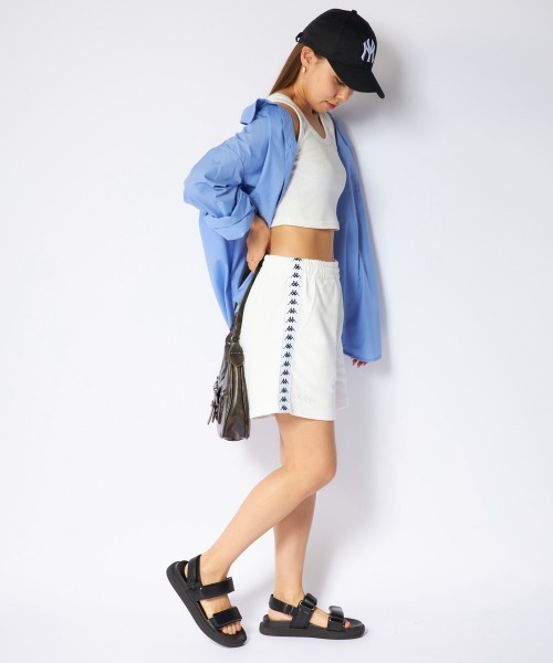 Kappa(カッパ)の「スウェットショートパンツ(その他パンツ・レディース・ベビーピンク/ブラック/ホワイト・LARGE/MEDIUM)」の7枚目の写真