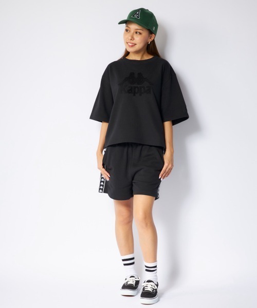 Kappa(カッパ)の「スウェットショートパンツ(その他パンツ・レディース・ベビーピンク/ブラック/ホワイト・LARGE/MEDIUM)」の9枚目の写真
