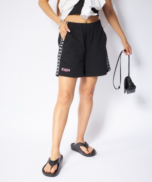 Kappa(カッパ)の「スウェットショートパンツ(その他パンツ・レディース・ベビーピンク/ブラック/ホワイト・LARGE/MEDIUM)」の6枚目の写真